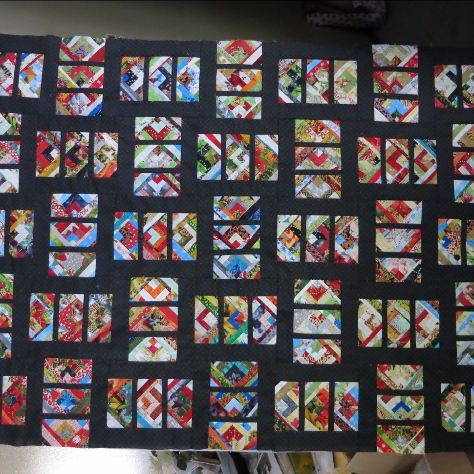 Christmas in July Scrap Quilt