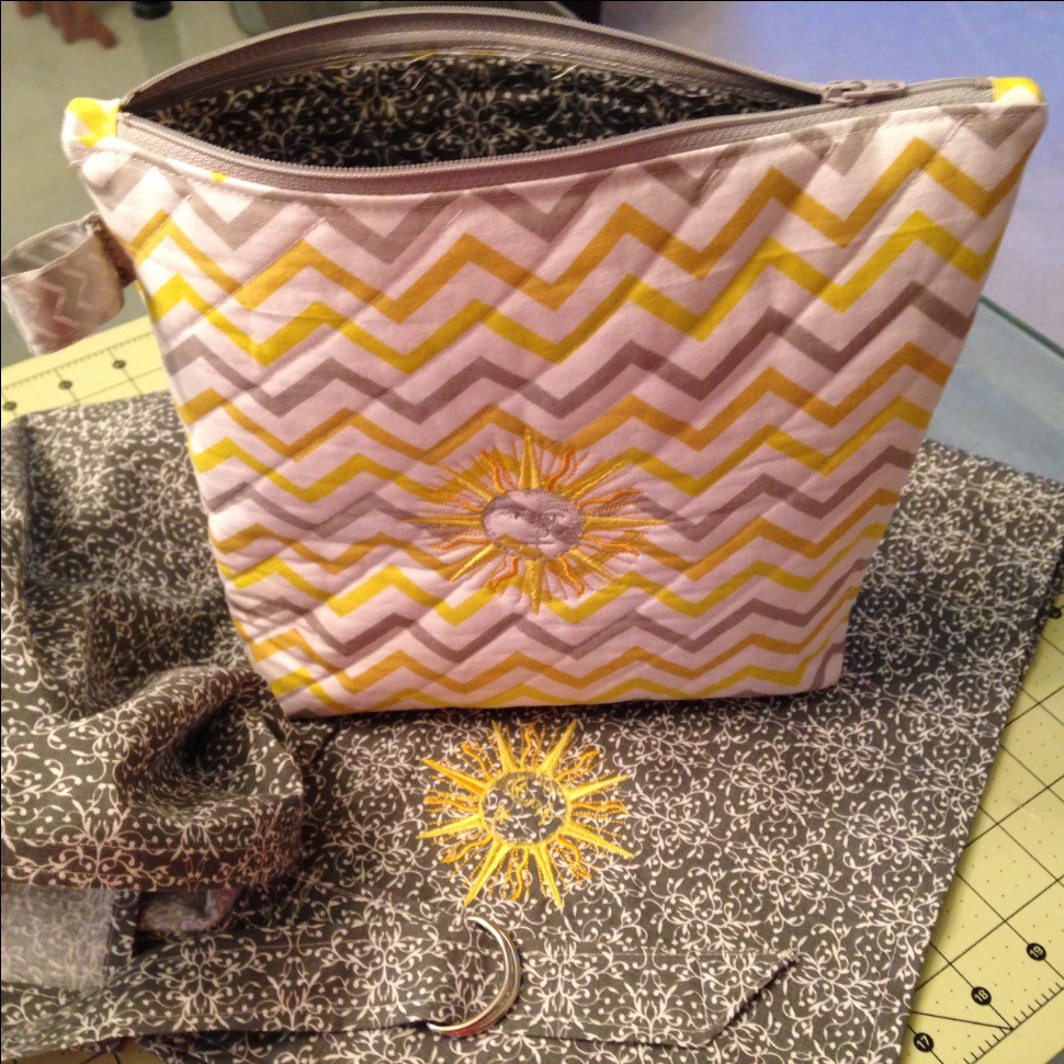 Sunny Zipper Pouch