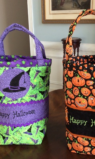 Quilted Trick-or-Treat Bags
