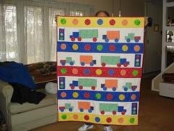 Cars and trucks quilt