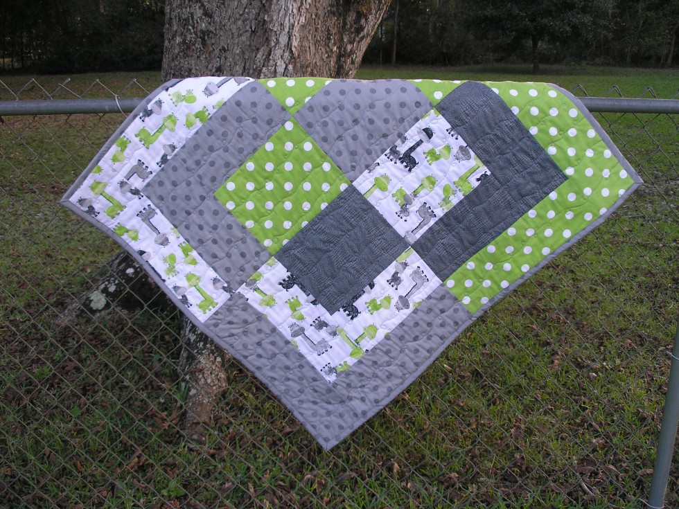 Giant Bento Box Baby Quilt Quiltsby me