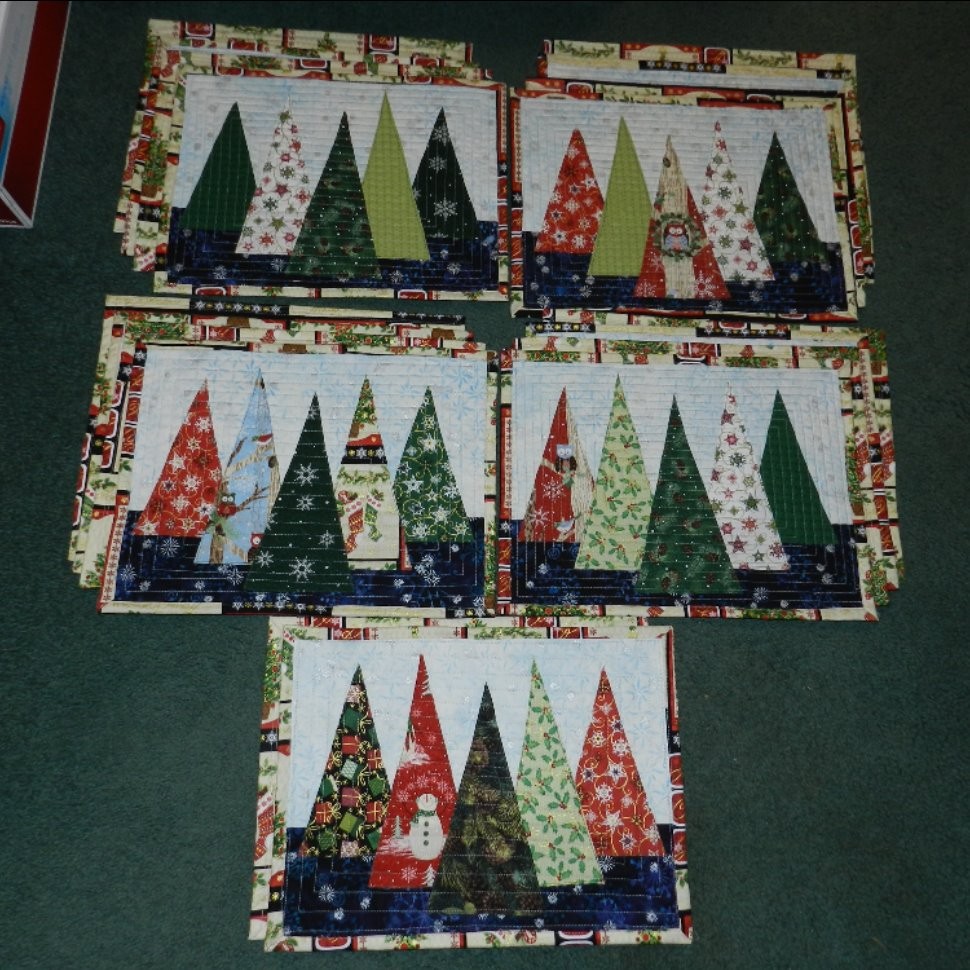 Holiday Tree Placemats