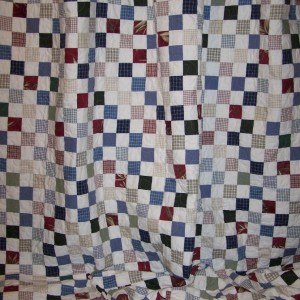 Custom Twin Checkerboard Quilt