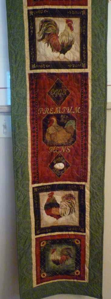 Rooster Table Runner