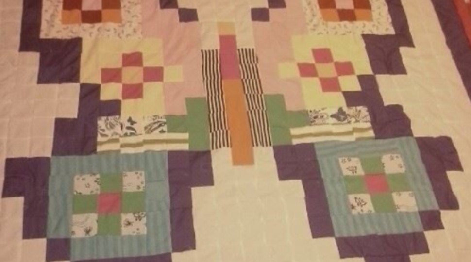 Butterfly Quilt in Memory of Kaylee Brook Maze