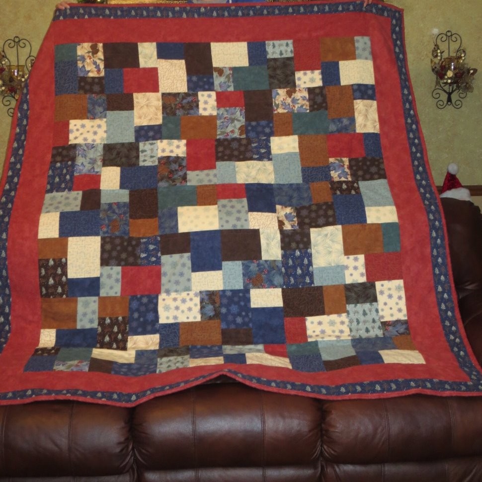 Winter Forest Flannel Quilt