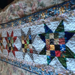 Four Patch Star Table Runner