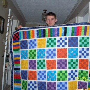 James's quilt from 2014