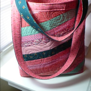 Bag Lady - Pink and Green 