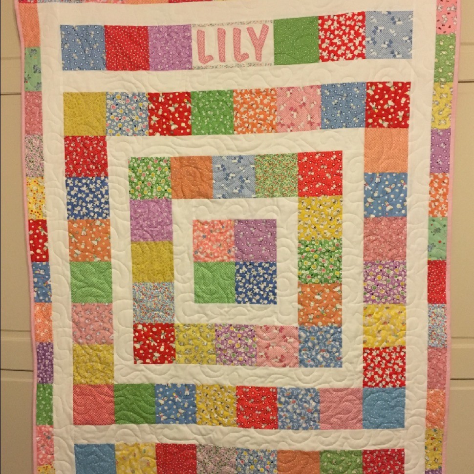 Storybook Playtime baby quilt 