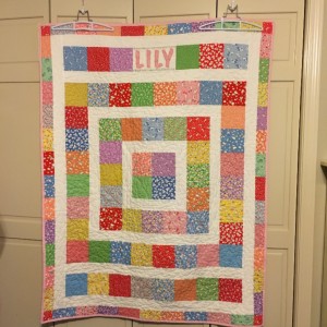 Storybook Playtime easy baby quilt