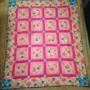 Disney Princess Quilt (with a visit by Olaf)