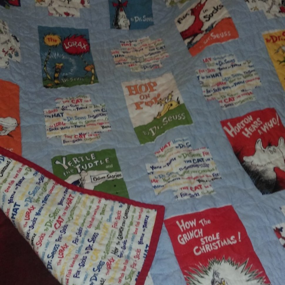 Dr Suess Toddler Quilt