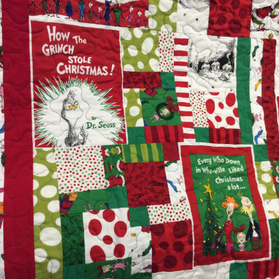 How The Grinch Stole Christmas I Spy Quilt Quiltsby me