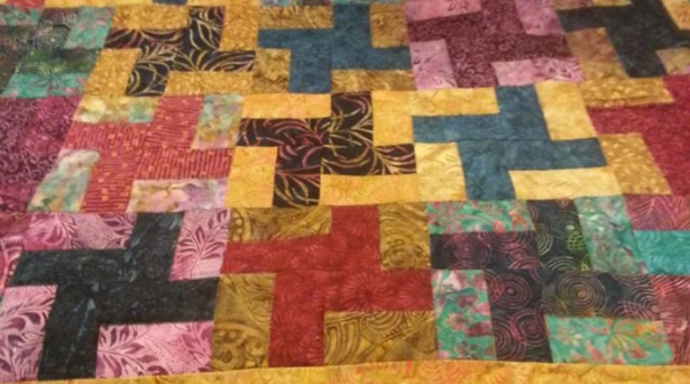 First Quilt I quilted myself