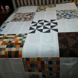 Backing to the Shadow Box Quilt