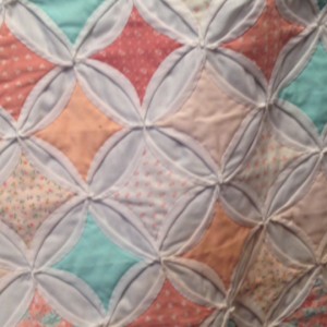 Cathedral window quilt 