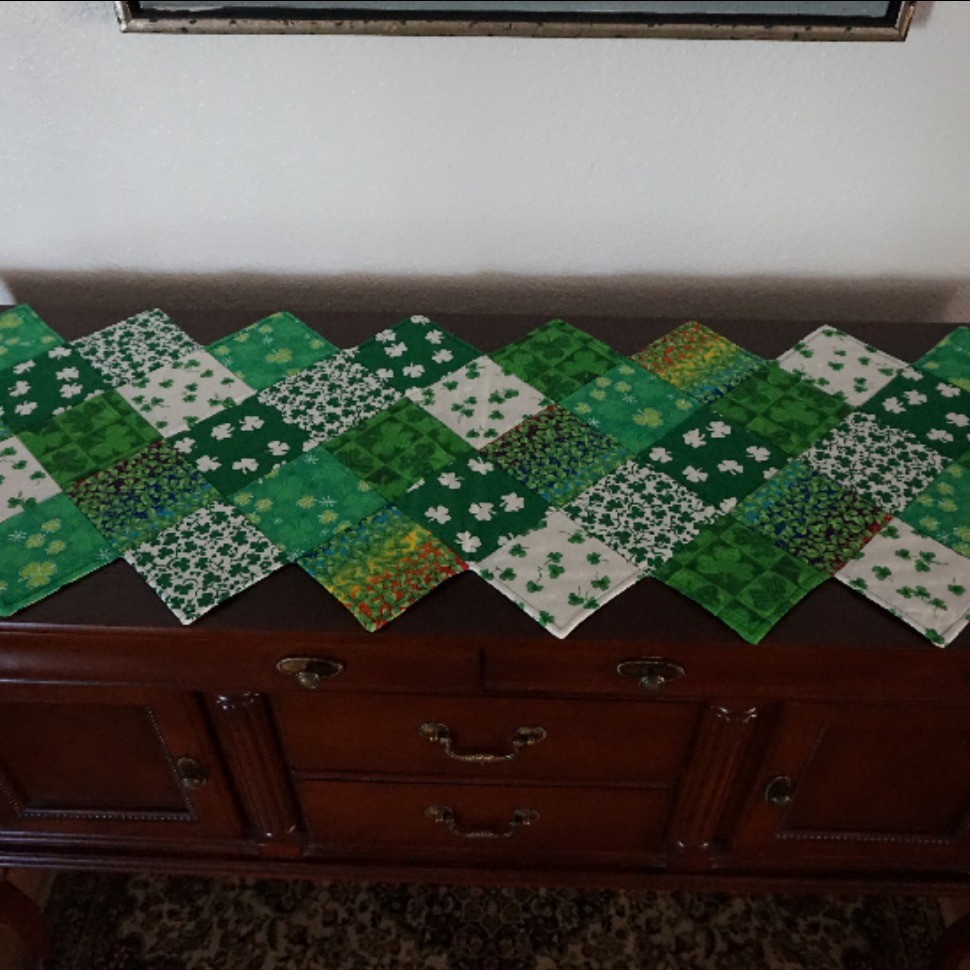 St. Patrick's Day Table Runner