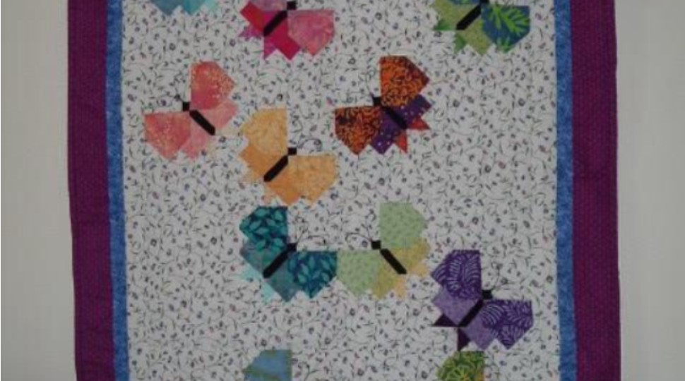 Paper pieced butterflys