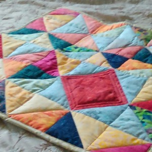 Square table topper