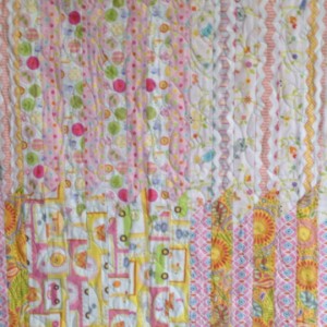 Jellyroll baby quilt