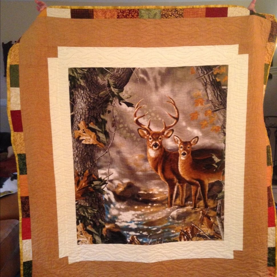 Dave's deer quilt