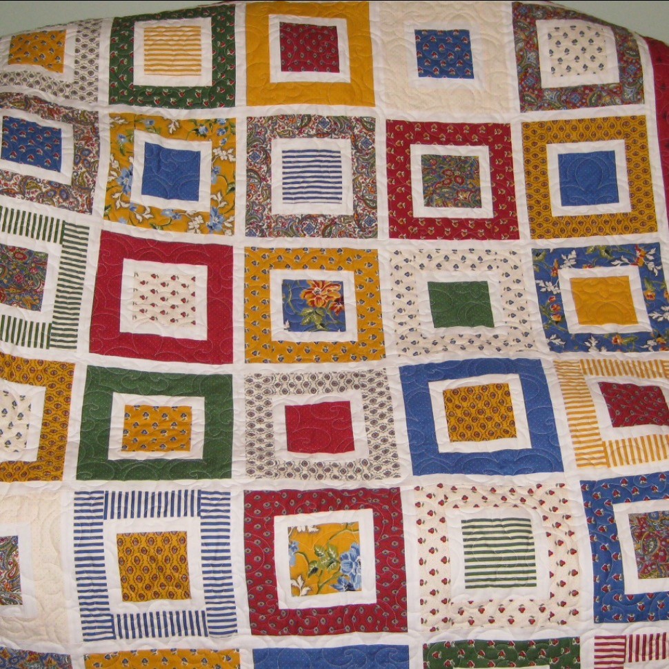 Square in a Square quilt