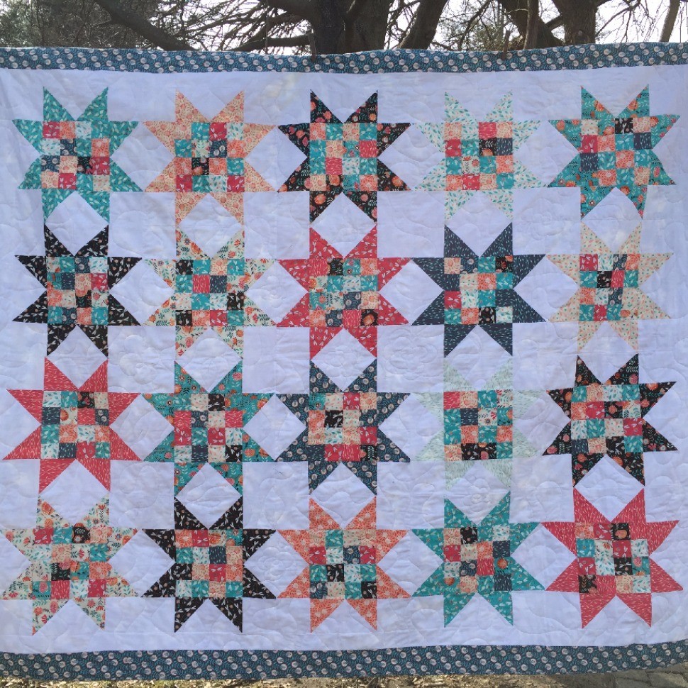 Nine Patch Star Quilt Block – Craft For The World