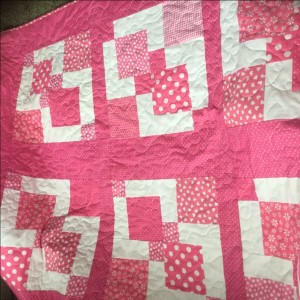 Disappearing Nine Patch Baby Quilt