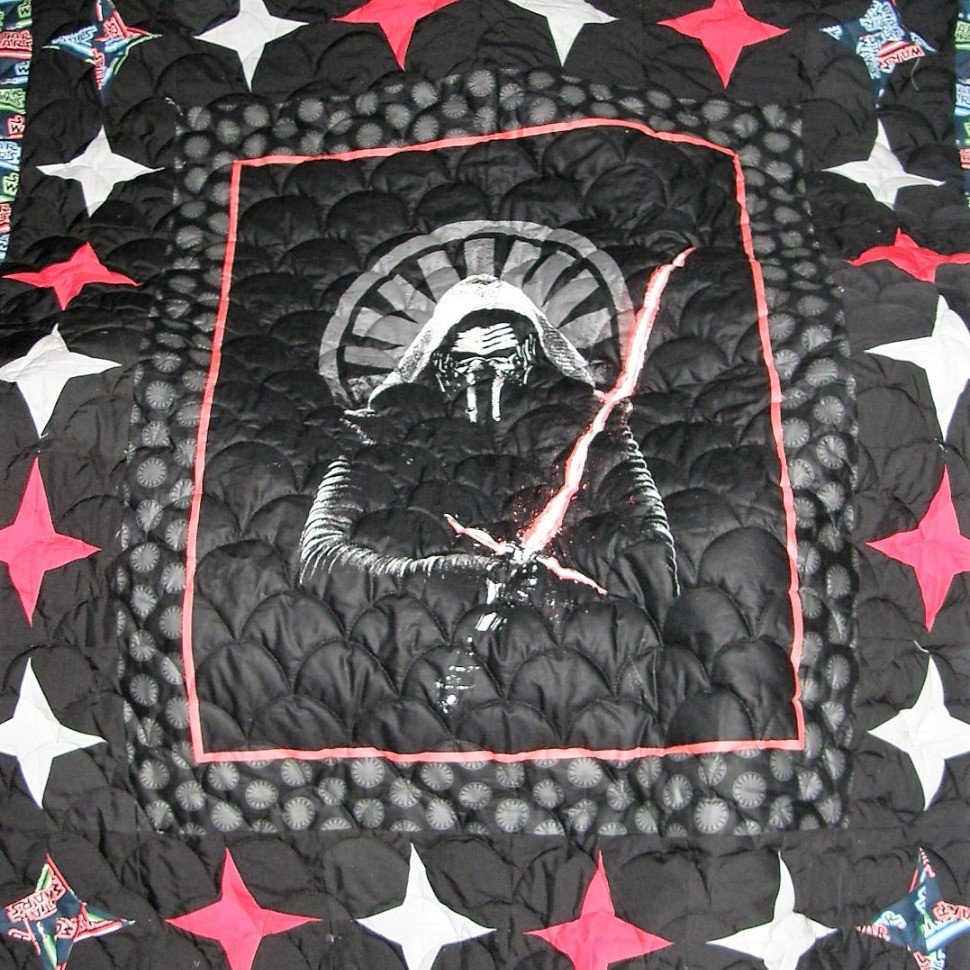star wars panel quilts