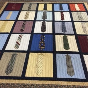 Shirt and Tie Memory Quilt