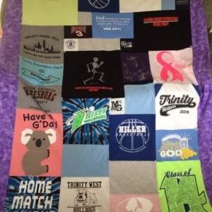 Graduation T-Shirt Collage Quilt