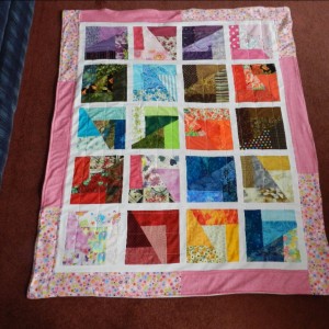 Creative Grids Scrap Template Baby Girl Quilt