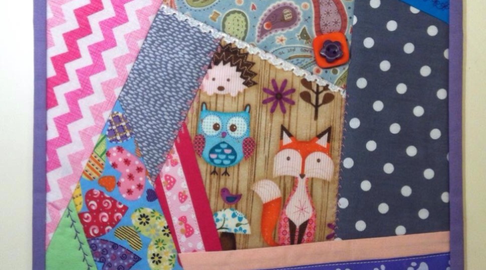 Crazy Quilt Wall Hanging