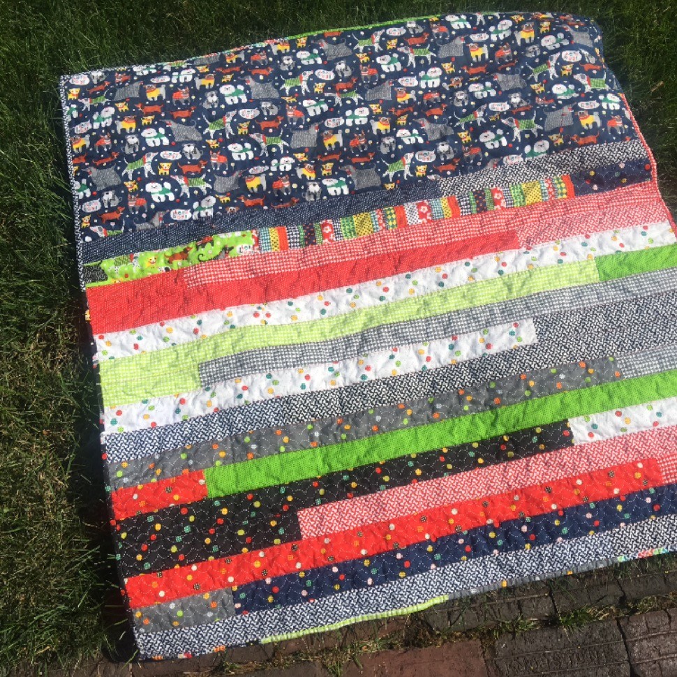 Tori's baby quilt for Martín