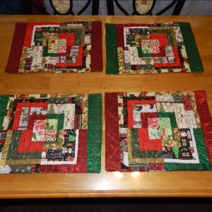 Christmas Table Runner & Placemats - UFO Busting