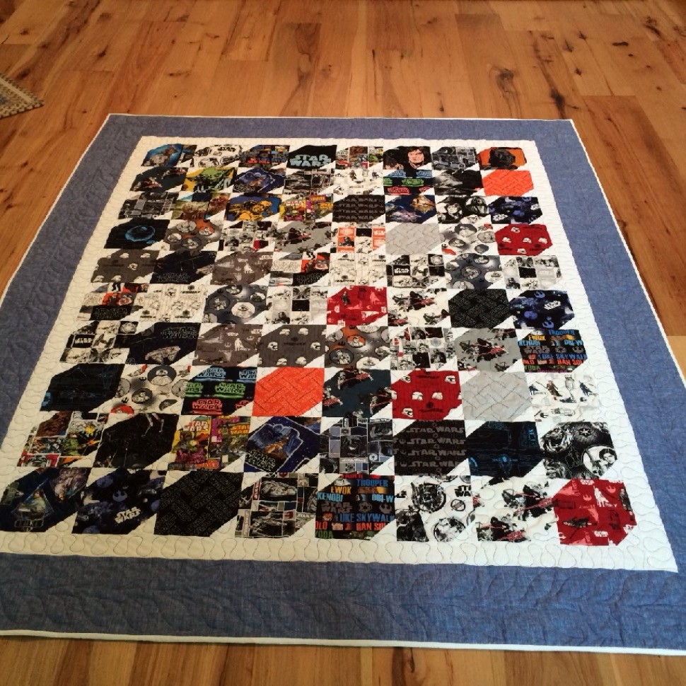 Star Wars baby quilt