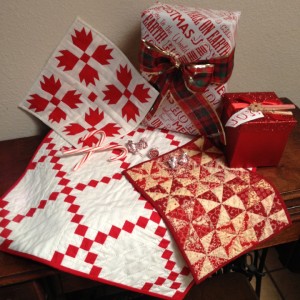 Red and White Small Quilts