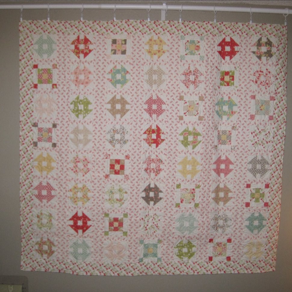 Peggy's Quilt #14 - Strawberry Fields Revisited