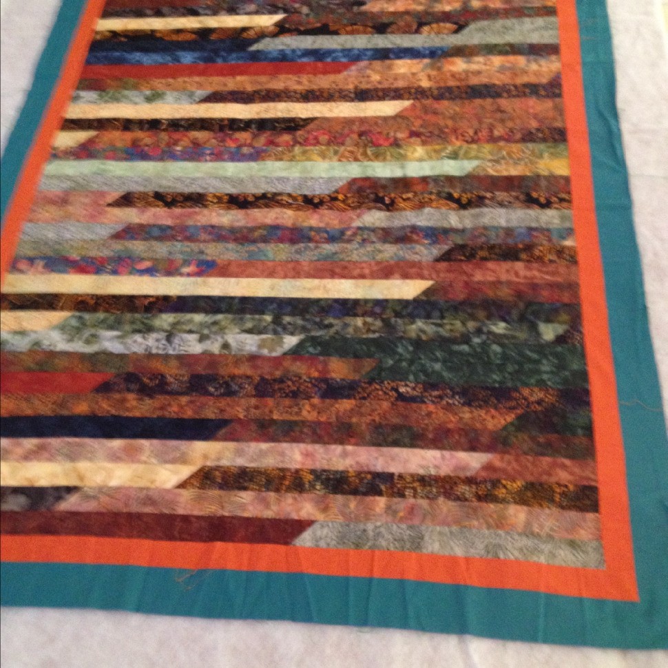 Jelly Roll Race - Quilt 1