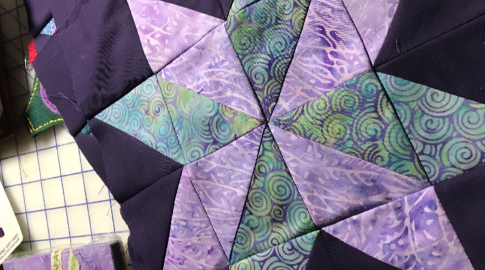 Island Batik Modified Big Star Quilt