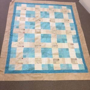 My First Quilt Top-Nine Patch Swap