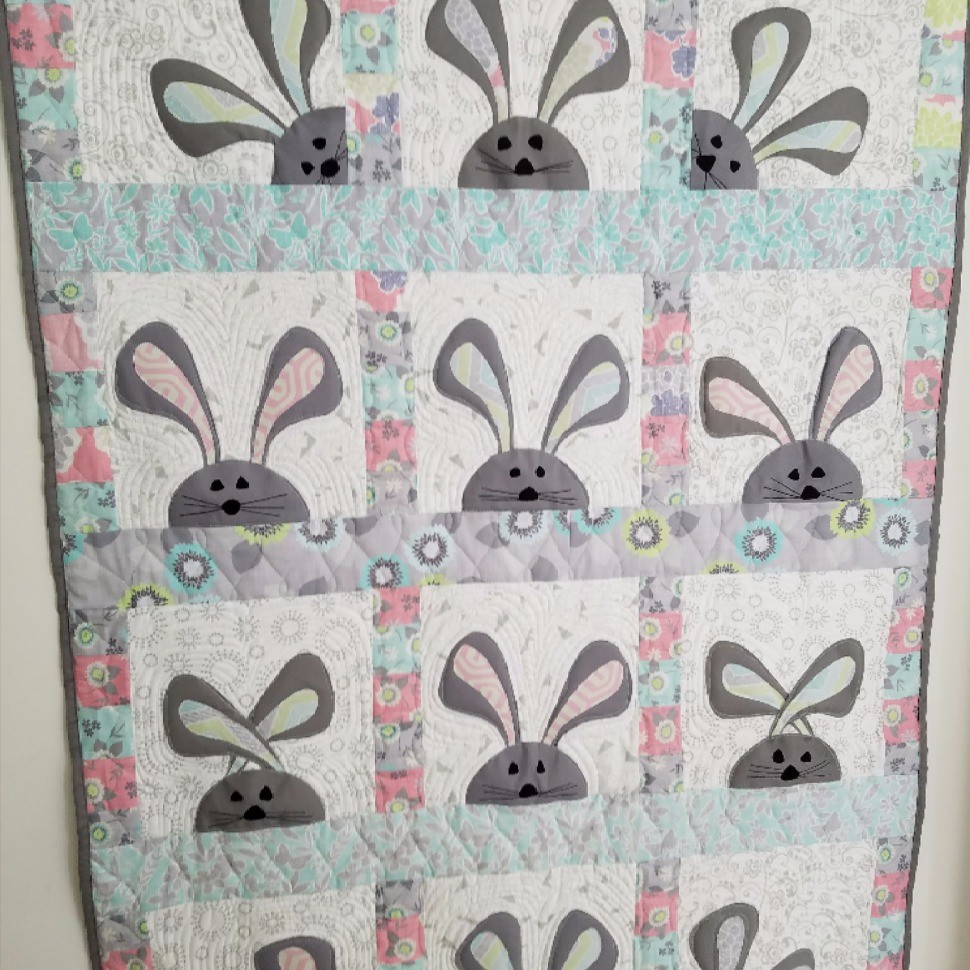 Peek A Boo Bunny Quilt Quiltsby me