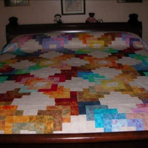 Rainbow quilt