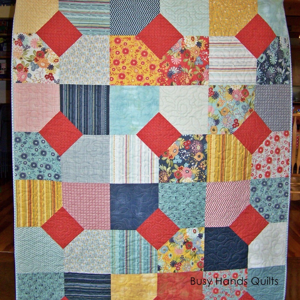 PB&J Lap Quilt in Layers of Charm
