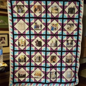 Wedding Memory Quilt for Philip and Arin