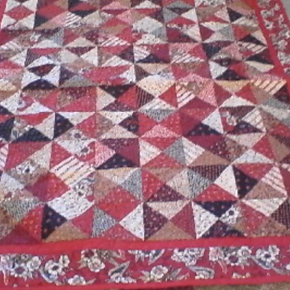 Amy's red quilt