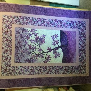 Very purple quilt!