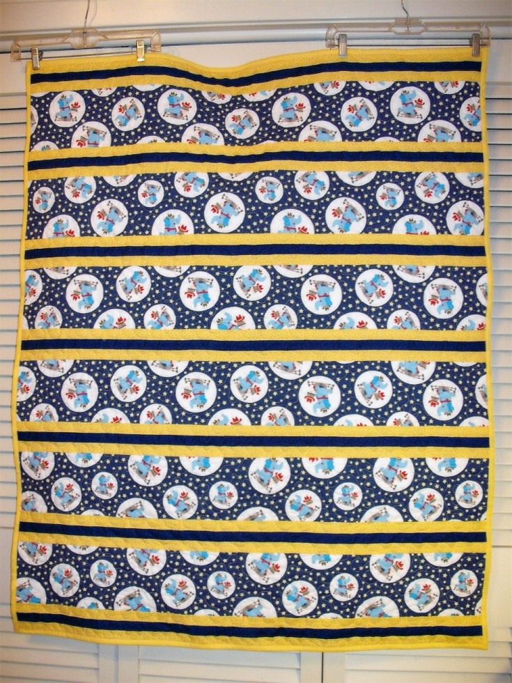 Easy and Quick Strip Quilt