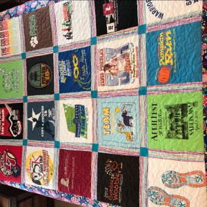 My first tshirt quilt